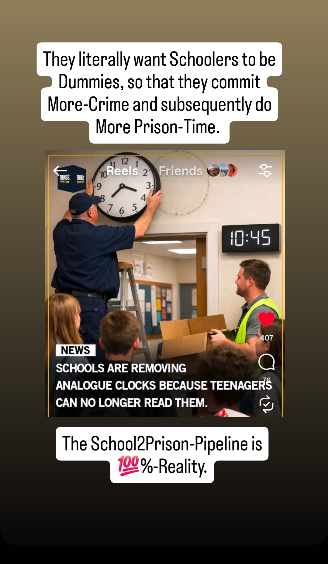 The “School2Prison” Pipeline Pathology via Real-Life & Real-Time