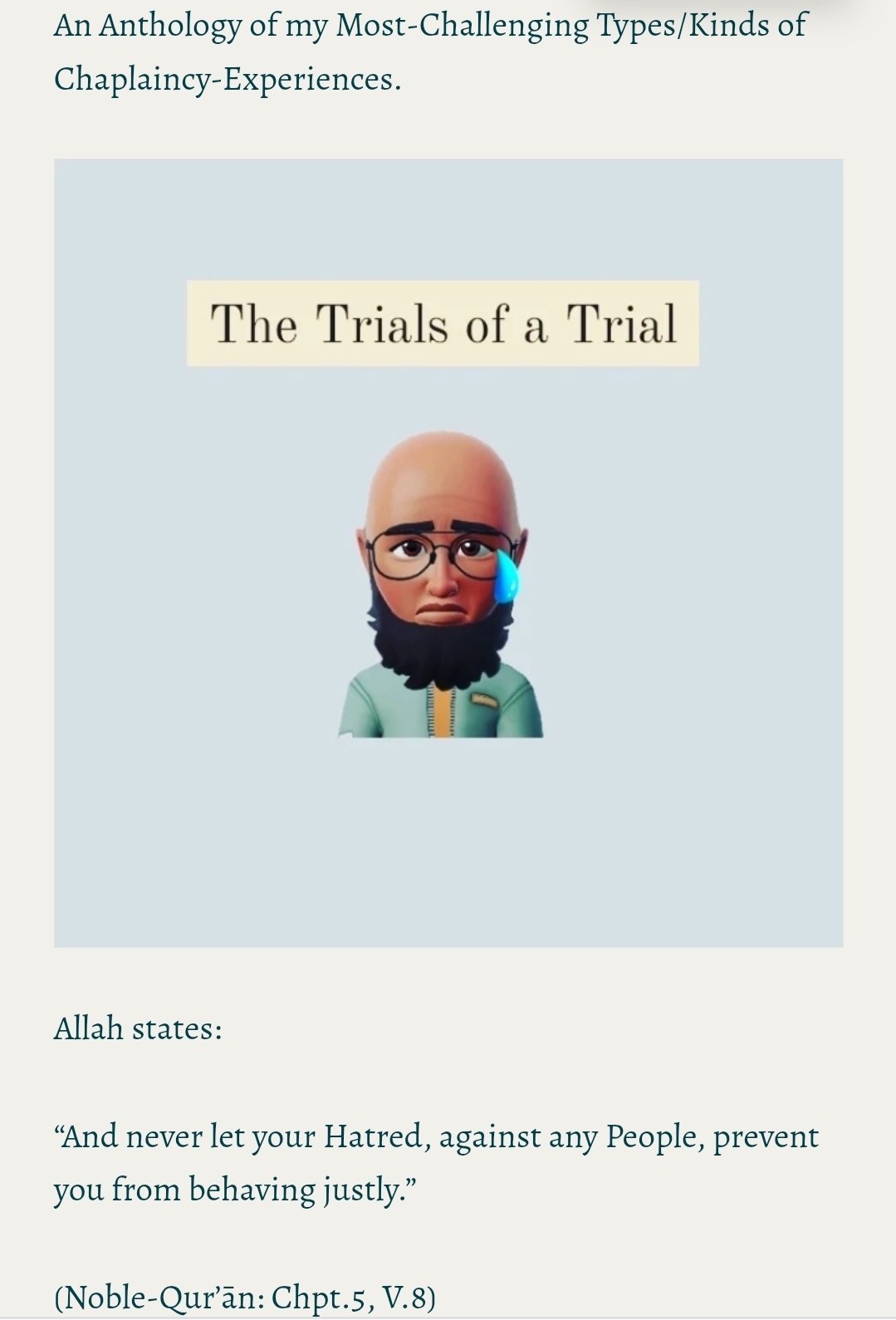 The Trials of a Trial