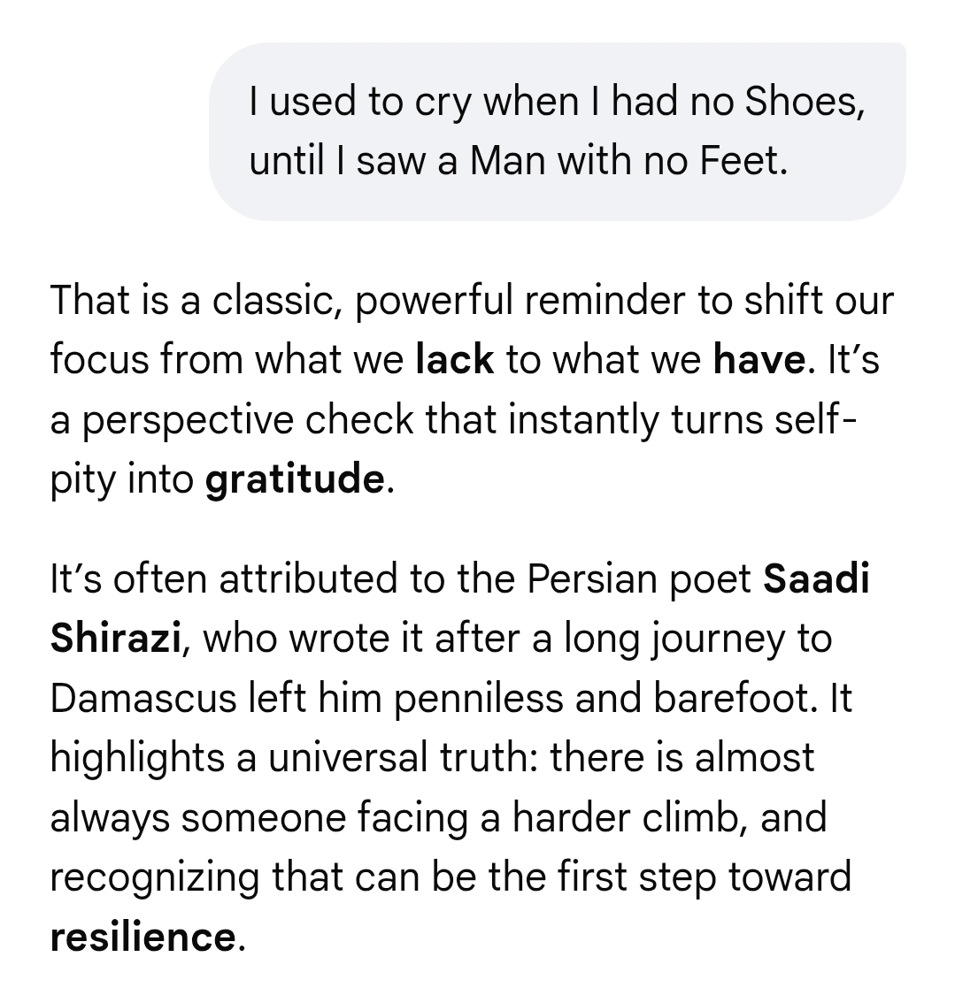 Always make an Excuse to be Grateful