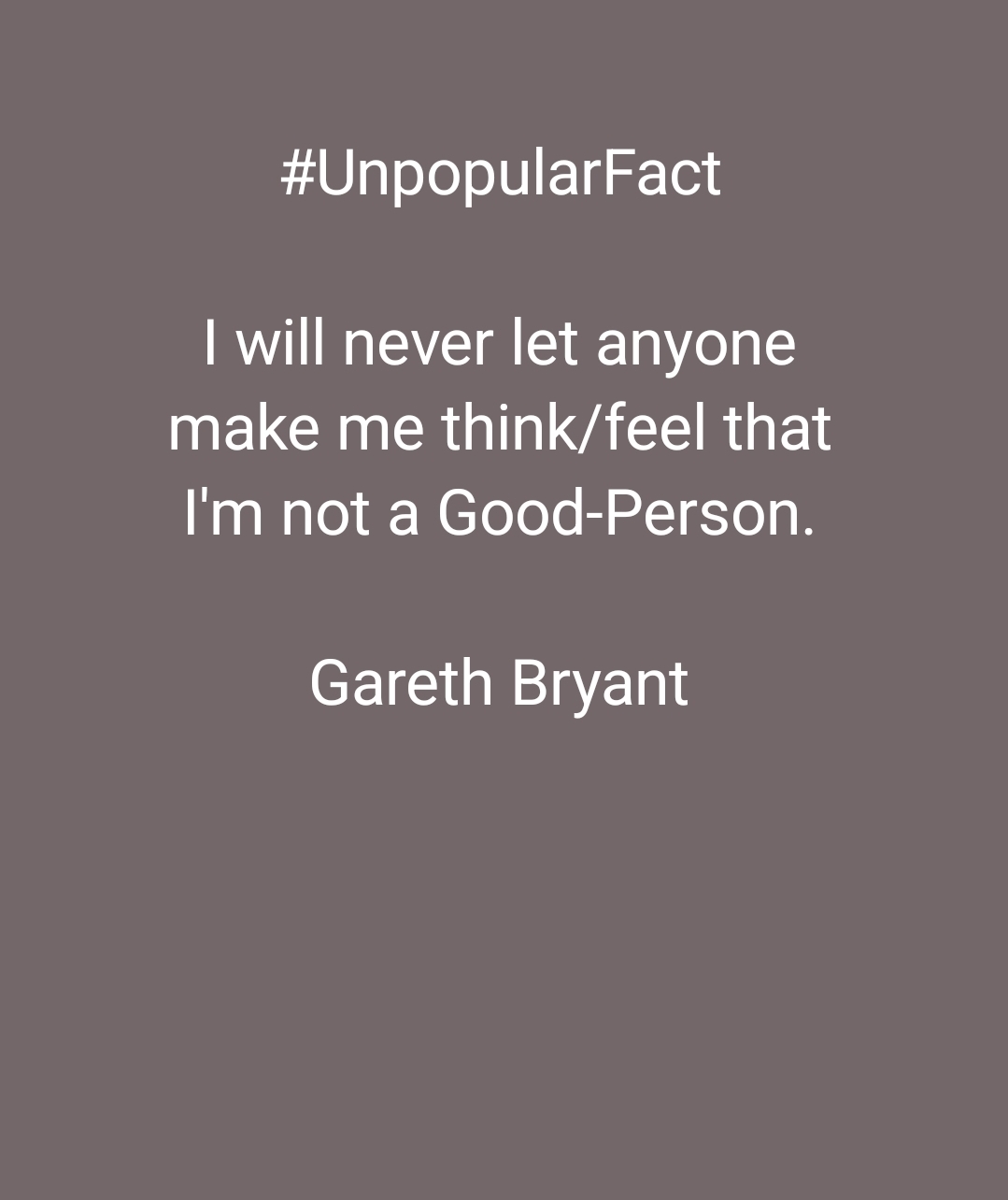 What Gareth Bryant means to Others